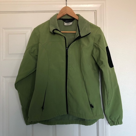 Black Diamond Full Zip Soft Shell Green Jacket - Picture 1 of 7